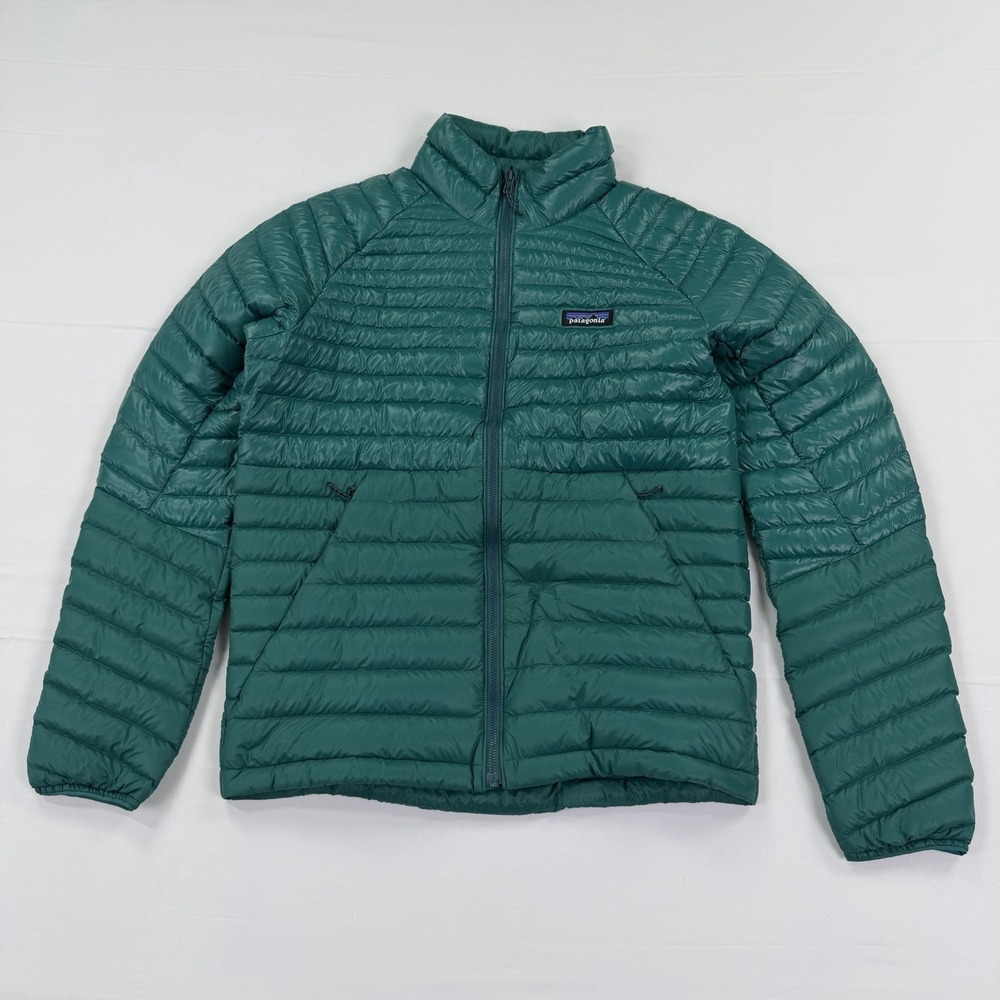 Patagonia Men's AlpLight Down Jacket Size S Textile Green 800 Fill STY85540